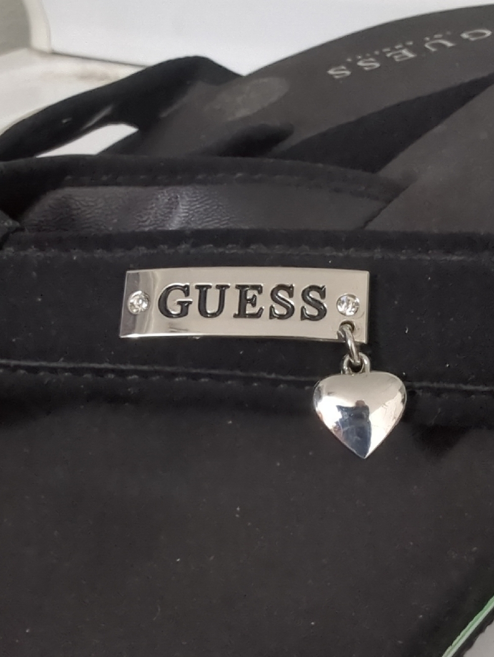 BLACK GUESS SANDALS - Picture 2 of 5